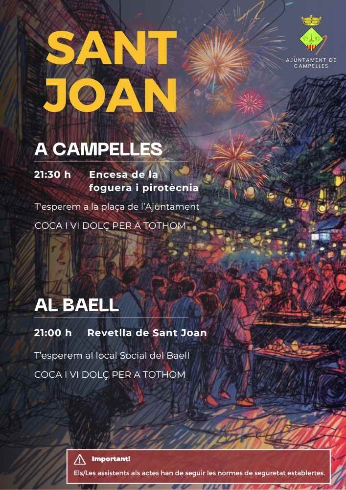 🔥🎆 SANT JOAN 2026 A CAMPELLES I AL BAELL!🎆🔥