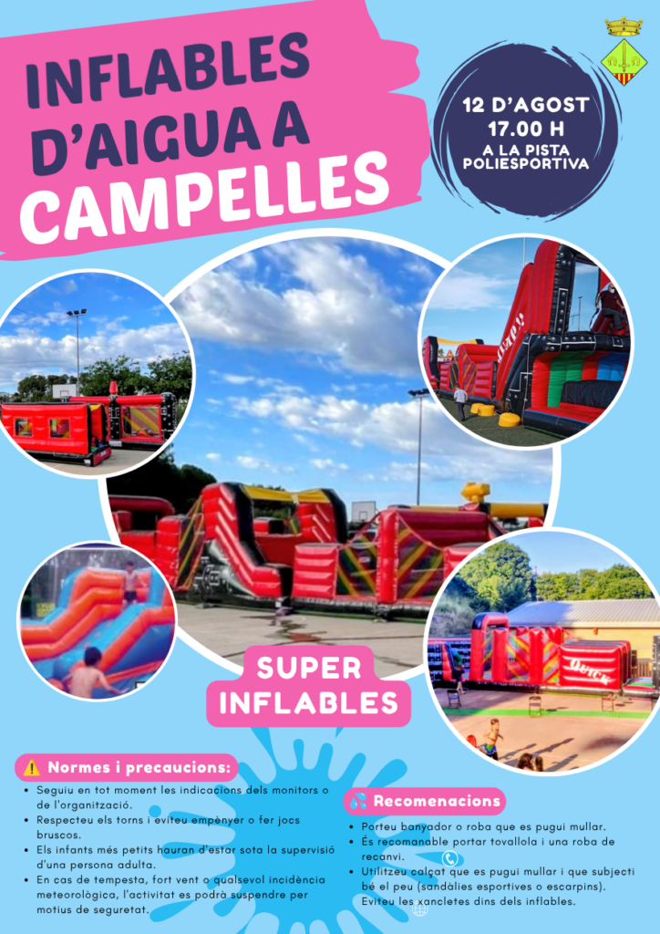 💦🌞 Arriben els inflables d'aigua a Campelles! 🌞💦